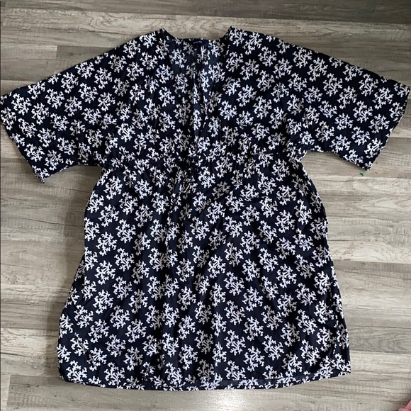 Lands' End Dresses & Skirts - 💛 Chic Black and White Patterned Dress